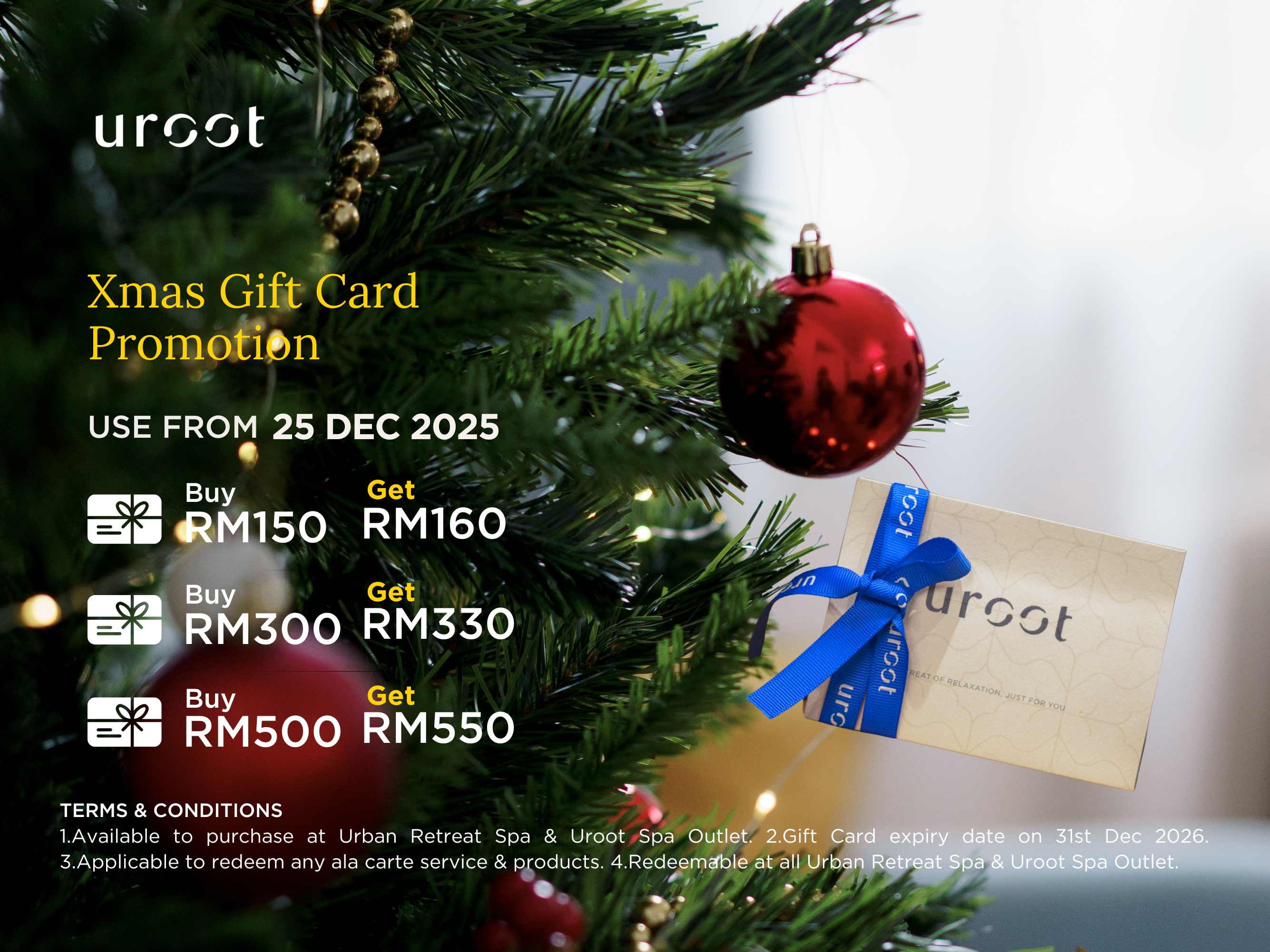 Christmas XMAS GIFT CARD
